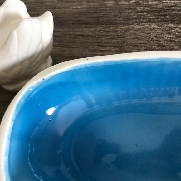 Vtg Ceramic Swan Centrepiece - Picture 14 of 16